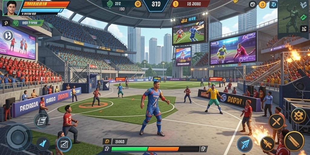 Screenshot menunjukkan sistem reward yang menarik.