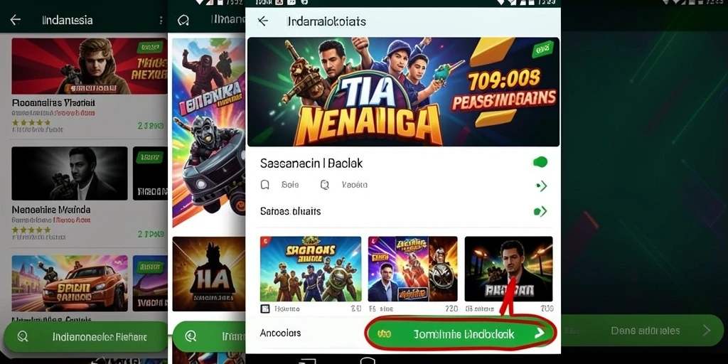 Ragam pilihan permainan yang tersedia untuk semua pemain.
